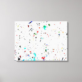Abstrakte Art Paint Splashes und Spots Leinwanddruck