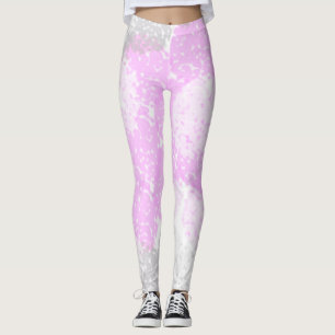 Abstrakte Art Pale Pastel Pink Grau Minimalismus Leggings