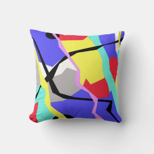 Abstrakte Art Pastel Farben Kissen Kissen Kissen K
