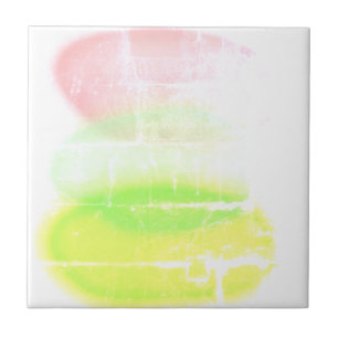 Abstrakte Art Pastel Türkis Fliese