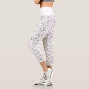Abstrakte Art Sketch Lines Curves Leggings