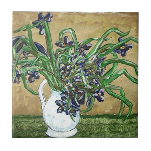 Abstrakte Art Tiles, Blume auf dem Tisch Fliese