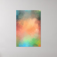 Abstrakte Art Yellow Blue Green Moderne Farben