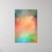 Abstrakte Art Yellow Blue Green Moderne Farben