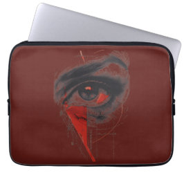 Abstrakte Augen-Laptop-Hülle Laptopschutzhülle