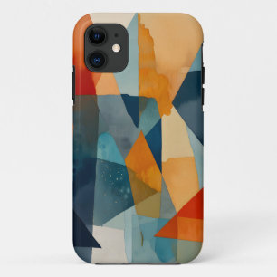 Abstrakte Augen von Blau und Orange Case-Mate iPhone Hülle