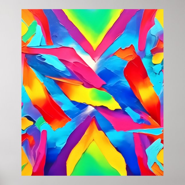 Abstrakte Ausdruckskunst Poster (Vorne)