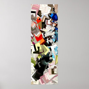 Abstrakte Ausdruckskunst Poster