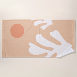 Abstrakte Ausschaltung Strandtuch