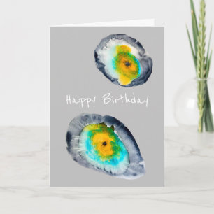 abstrakte Austern-Muscheln Karte