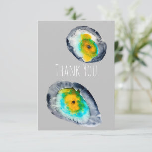 abstrakte Austern-Muscheln Mitteilungskarte