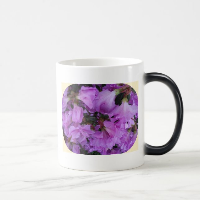 Abstrakte Azalea Morphing-Tasse Verwandlungstasse (Rechts)
