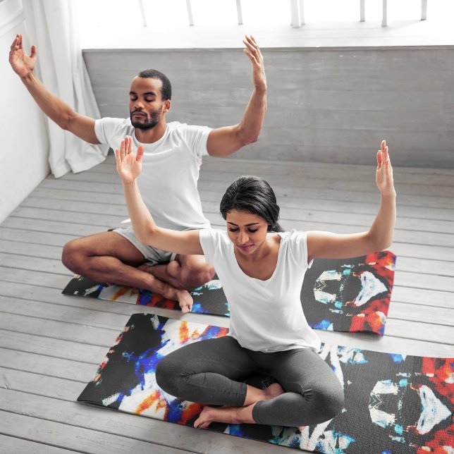 abstrakte aztec yogamatte (Von Creator hochgeladen)