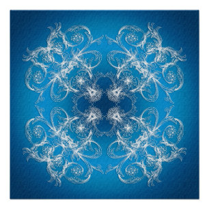 Abstrakte Barockstil-Textur. Poster