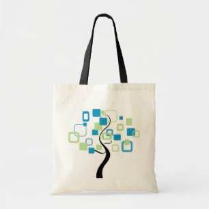 Abstrakte Baumkronen-Bag Tragetasche