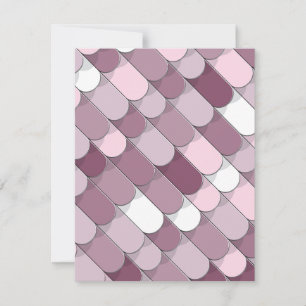 Abstrakte Bauweise (Fliesen) 2 Mitteilungskarte