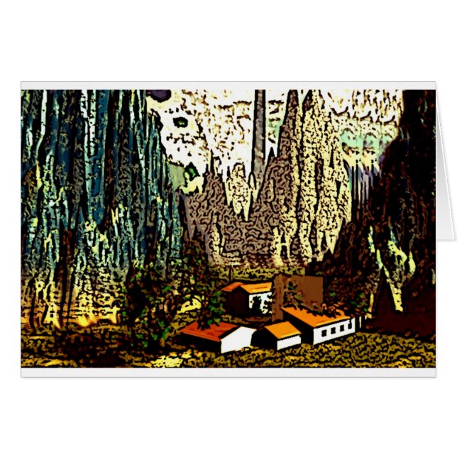 Abstrakte bayerische Landschaft (Vorderseite (Horizontal))