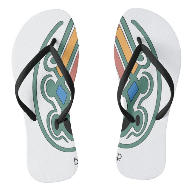 Abstrakte Bedeutung des Symbols Flip Flops (Fußbett)
