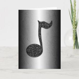 Abstrakte Begrüßungskarte für Musicnote Karte