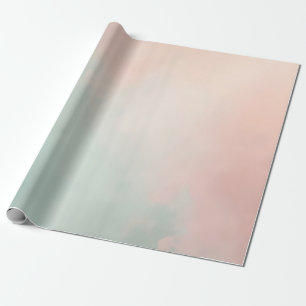 Abstrakte Beliebte Blush Pink Mint Kollektion Geschenkpapier