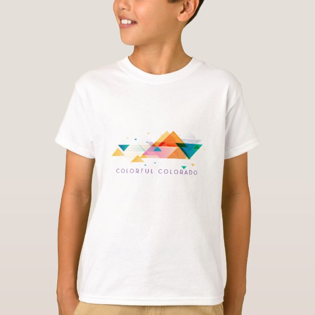 Abstrakte Berge - Sonderling T - Shirt (Vorderseite)