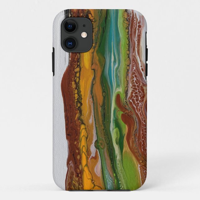 Abstrakte Bergwelt Case-Mate iPhone Hülle (Rückseite)