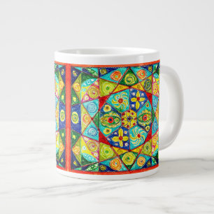 Abstrakte Bestellung Jumbo-Tasse