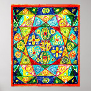 Abstrakte Bestellung Poster