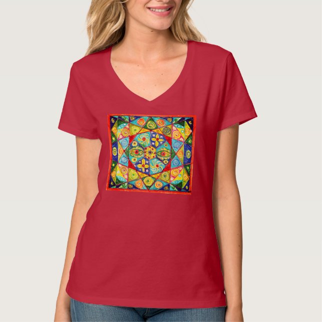 Abstrakte Bestellung T-Shirt (Vorderseite)