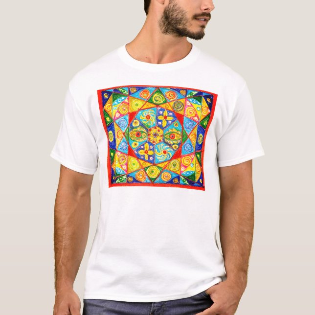 Abstrakte Bestellung T-Shirt (Vorderseite)