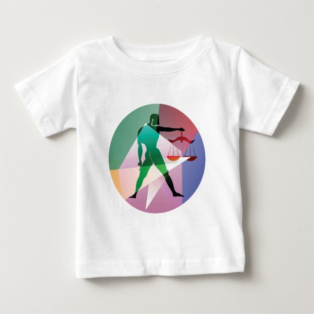 abstrakte Bibliothek Baby T-shirt (Vorderseite)