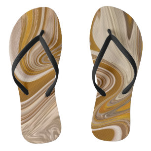 Abstrakte Bierzeit Flip Flops