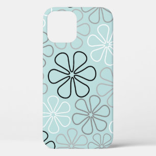 Abstrakte Big Blume Konturen BWG+Duck Egg Blue Case-Mate iPhone Hülle