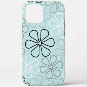 Abstrakte Big Blume Konturen BWG+Duck Egg Blue Case-Mate iPhone Hülle