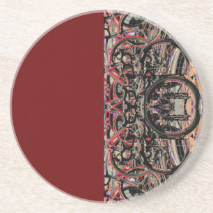 Abstrakte Bikes Getränkeuntersetzer