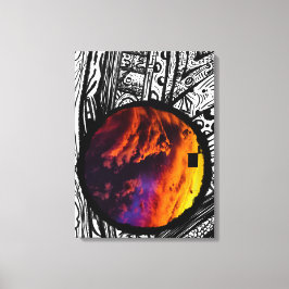 Abstrakte Bilderfotografie ( Magic Sky ) Leinwanddruck