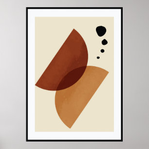 Abstrakte Bio Form Poster