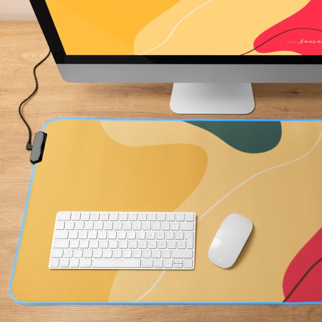 Abstrakte Bio Formen Kalligraphie Schreibtischunterlage (Von Creator hochgeladen)