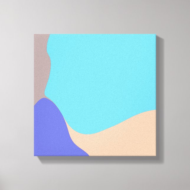Abstrakte Bio Formen Leinwanddruck (Vorderseite)