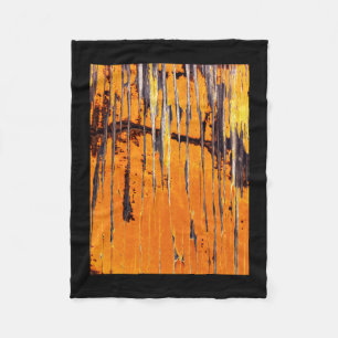 Abstrakte Bio Fotografie Orange Boat Hull Stic Fleecedecke