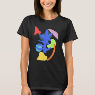 ABSTRAKTE Bio Kunst im GRAFIK-DESIGNS Moderne Kuns T-Shirt
