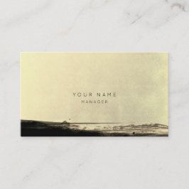 Abstrakte Black Gold Yellow Terminkarte