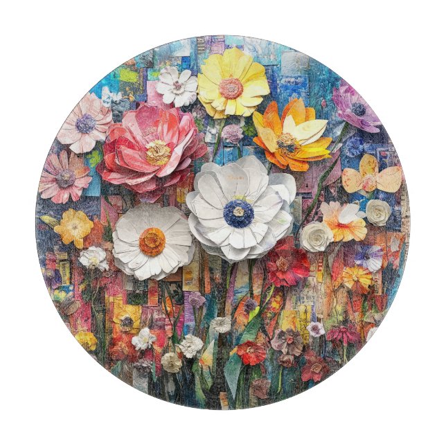 Abstrakte Bläschenplatine Schneidebrett (Vorderseite)