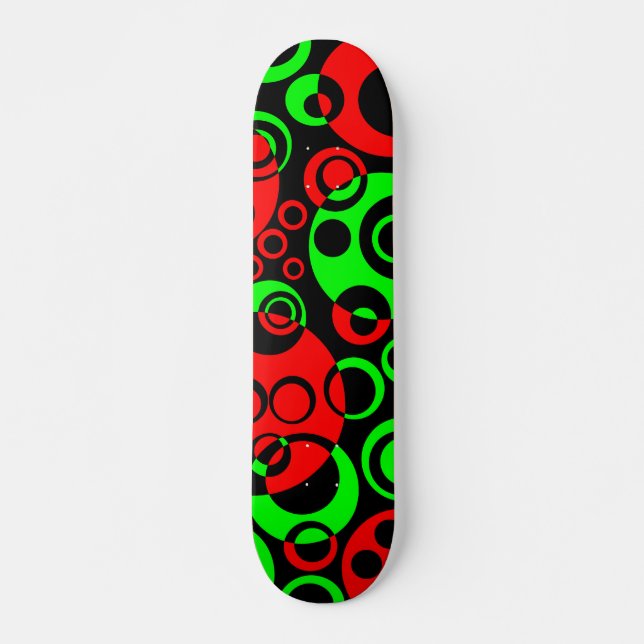 Abstrakte Blasen 01 - V2 Skateboard (Vorne)