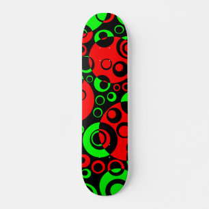 Abstrakte Blasen 02 - V2 - Retro Skateboard