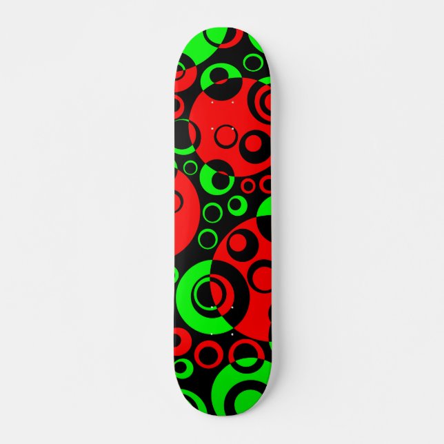 Abstrakte Blasen 02 - V2 Skateboard (Vorne)