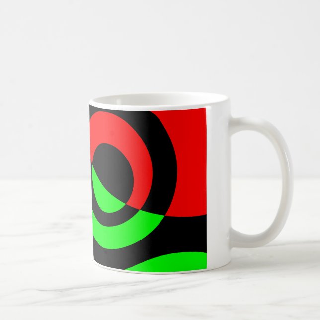Abstrakte Blasen 04 Kaffeetasse (Rechts)