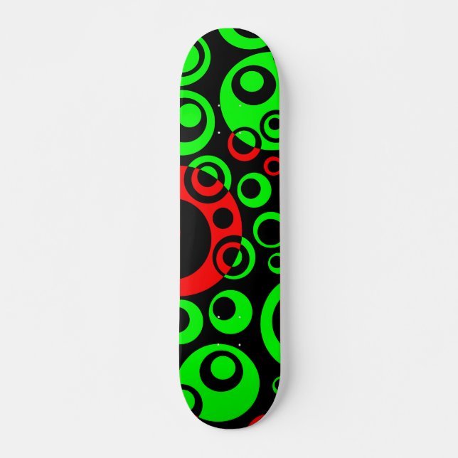 Abstrakte Blasen 04 - V2 Skateboard (Vorne)
