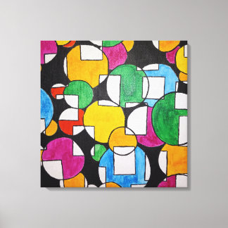 Abstrakte Blasen Canvas drucken Leinwanddruck