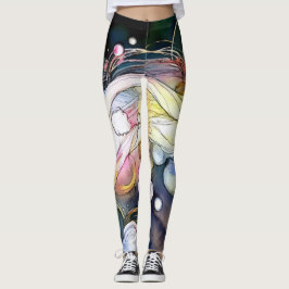 Abstrakte Blasen Leggings